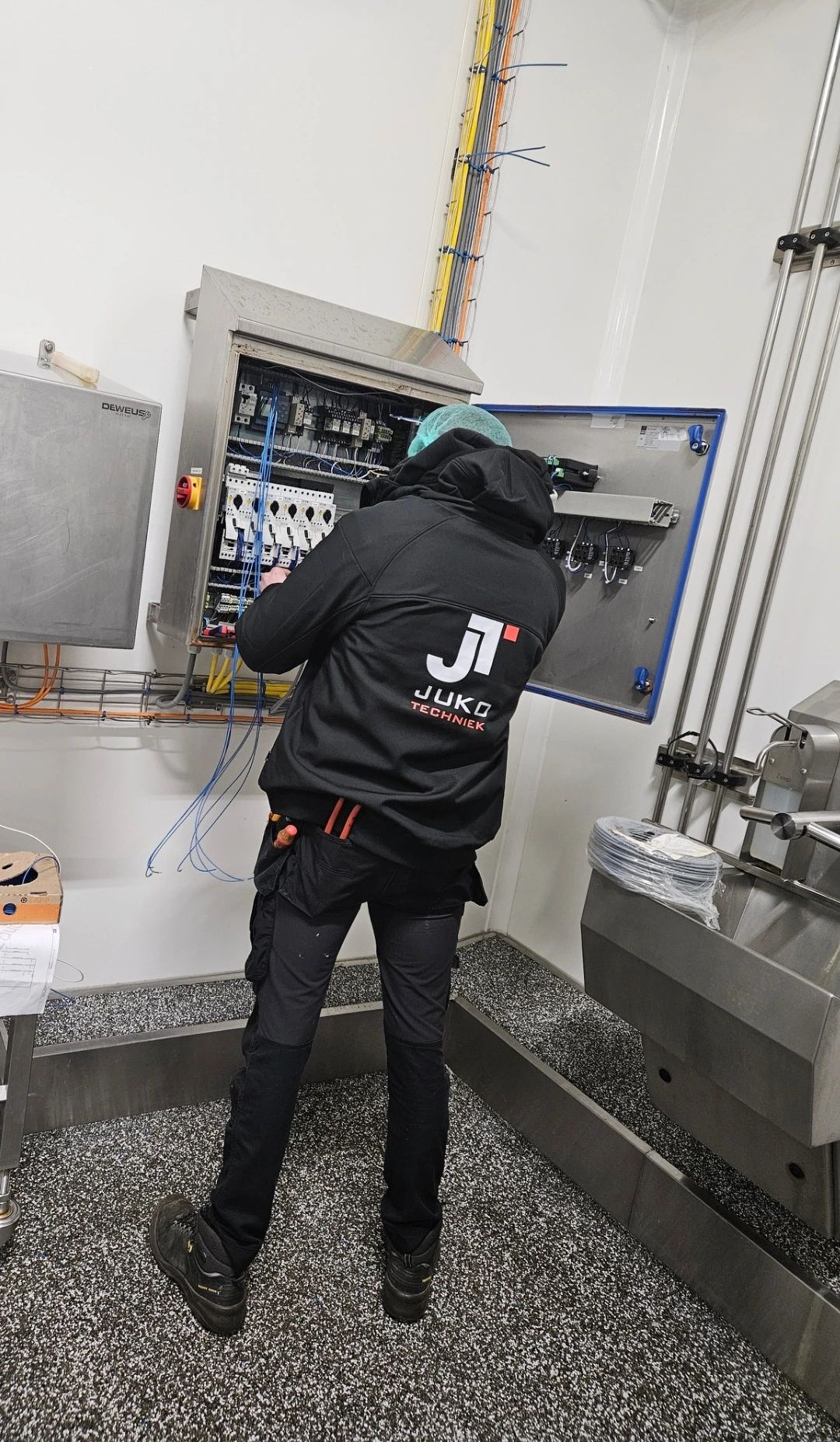Bekabeling verdeelbaan